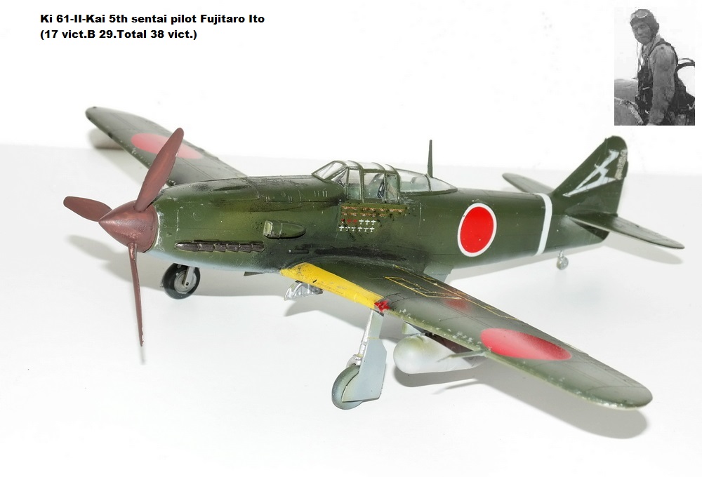 Ki 61-II-Kai 5th sentai pilot Fujitaro Ito (17 vict.B 29.Total 38 vict.)