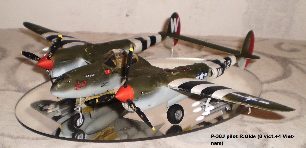 P-38J pilot R.Olds (8 vict.+4 Viet-nam)