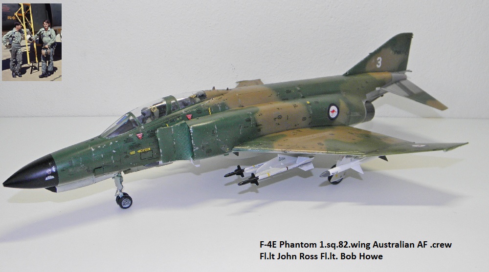 F-4E Phantom 1.sq.82.wing Australian AF .crew Fl.lt John Ross Fl.lt. Bob Howe