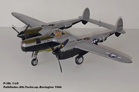 P-38L 1-LO Pathfinder..8th.Techn.op..Bovington 1944