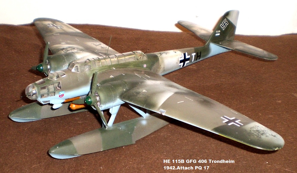 HE 115B GFG 406 Trondheim 1942.Attach PQ 17