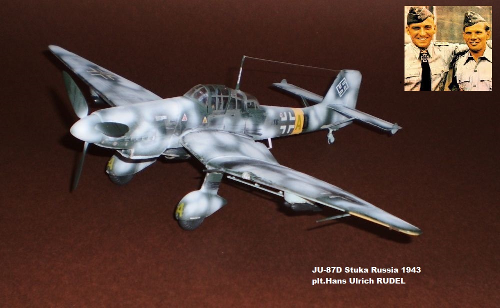 JU-87D Stuka Russia 1943 plt.Hans Ulrich RUDEL