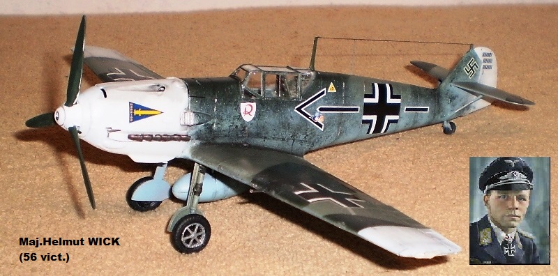 ME Bf 109 E-4 Maj.Helmut WICK (56 vict.)