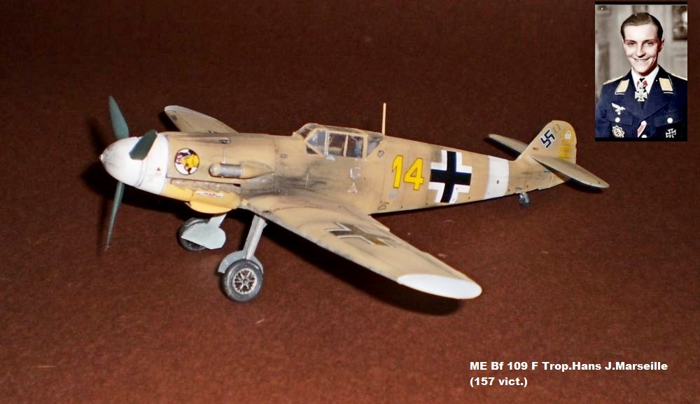 ME Bf 109 F Trop.Hans J.Marseille (157 vict.)