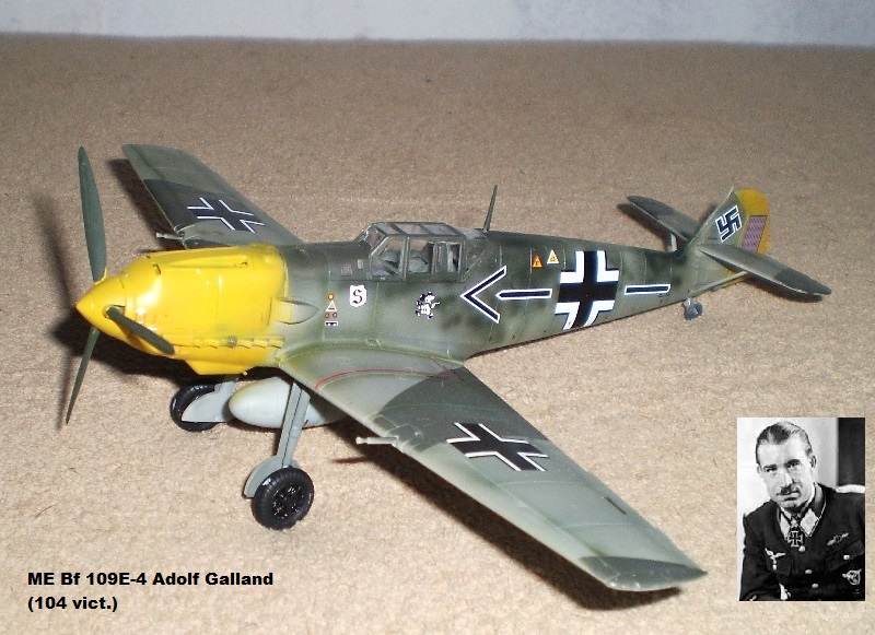 ME Bf 109E-4 Adolf Galland (104 vict.)