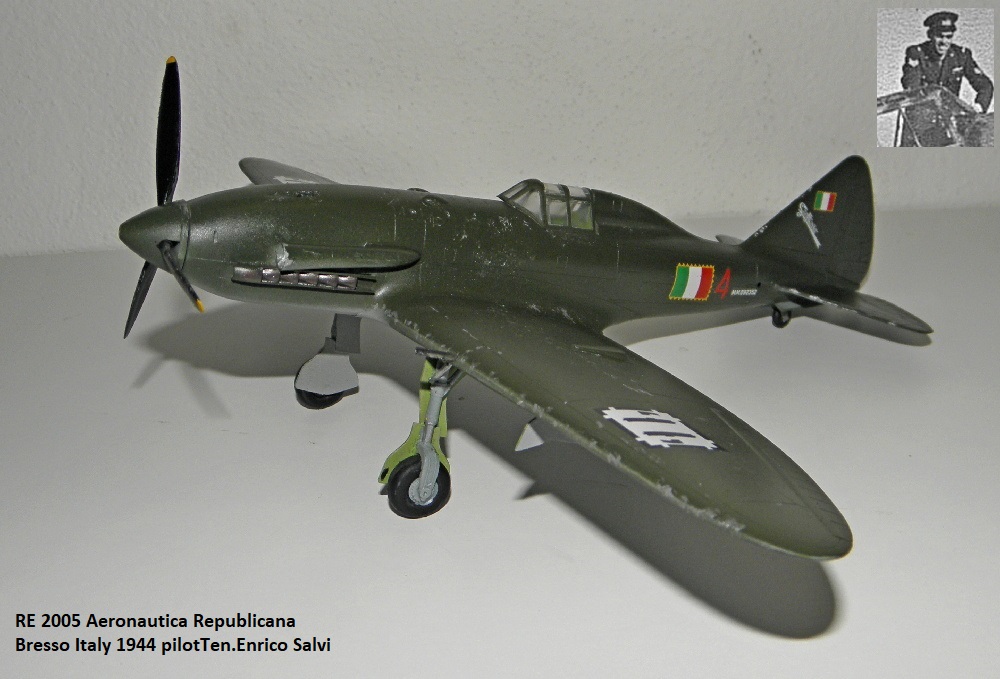 RE 2005 Aeronautica Republicana Bresso Italy 1944 pilotTen.Enrico Salvi