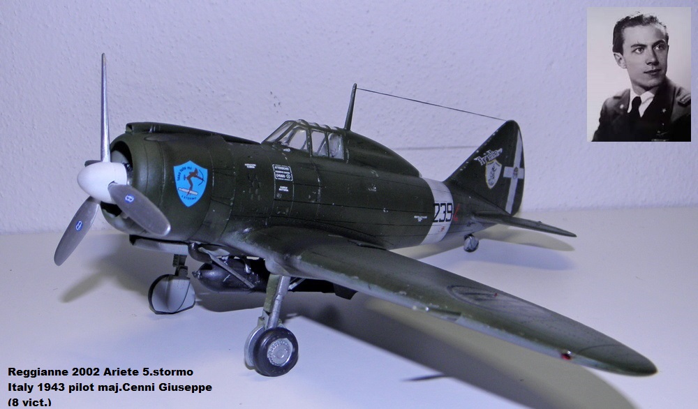 Reggianne 2002 Ariete 5.stormo Italy 1943 pilot maj.Cenni Giuseppe (8 vict.)