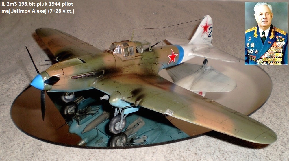 IL 2m3 198.bit.pluk 1944 pilot maj.Jefimov Alexej (7+28 vict.)
