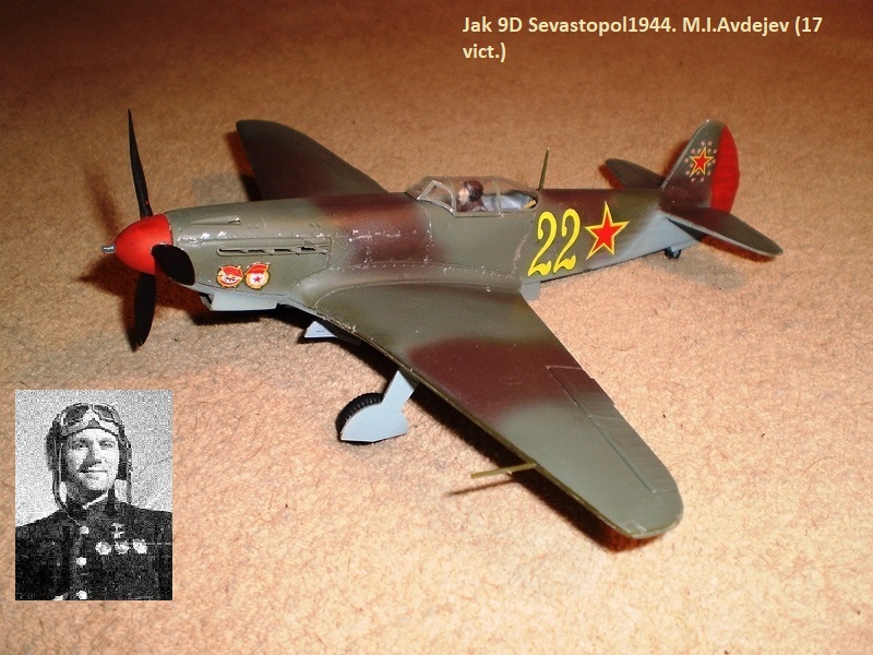 Jak 9D Sevastopol1944. M.I.Avdejev (17 vict.)