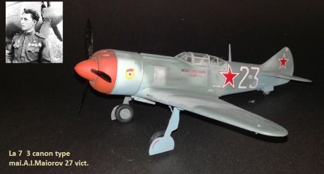 La 7 3 canon type maj.A.I.Majorov 27 vict.