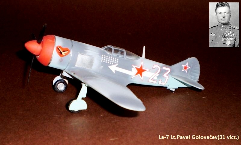 La-7 Lt.Pavel Golovačev(31 vict.)