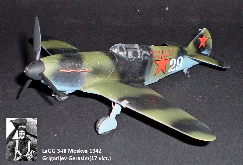 LaGG 3-III Moskva 1942 Grigorijev Gerasim(17 vict.)