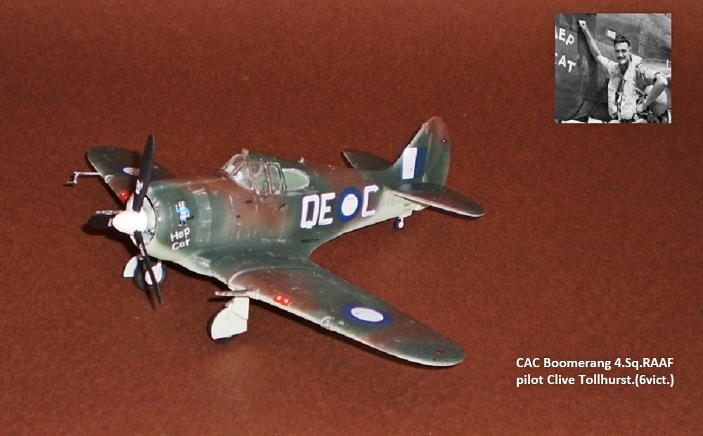 CAC Boomerang 4.Sq.RAAF pilot Clive Tollhurst.(6vict.)