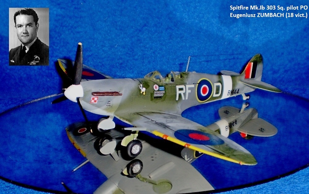 Spitfire Mk.Ib 303 Sq. pilot PO Eugeniusz ZUMBACH (18 vict.)