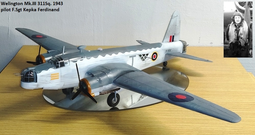Welington Mk.III 311Sq. 1943 pilot F.Sgt Kepka Ferdinand