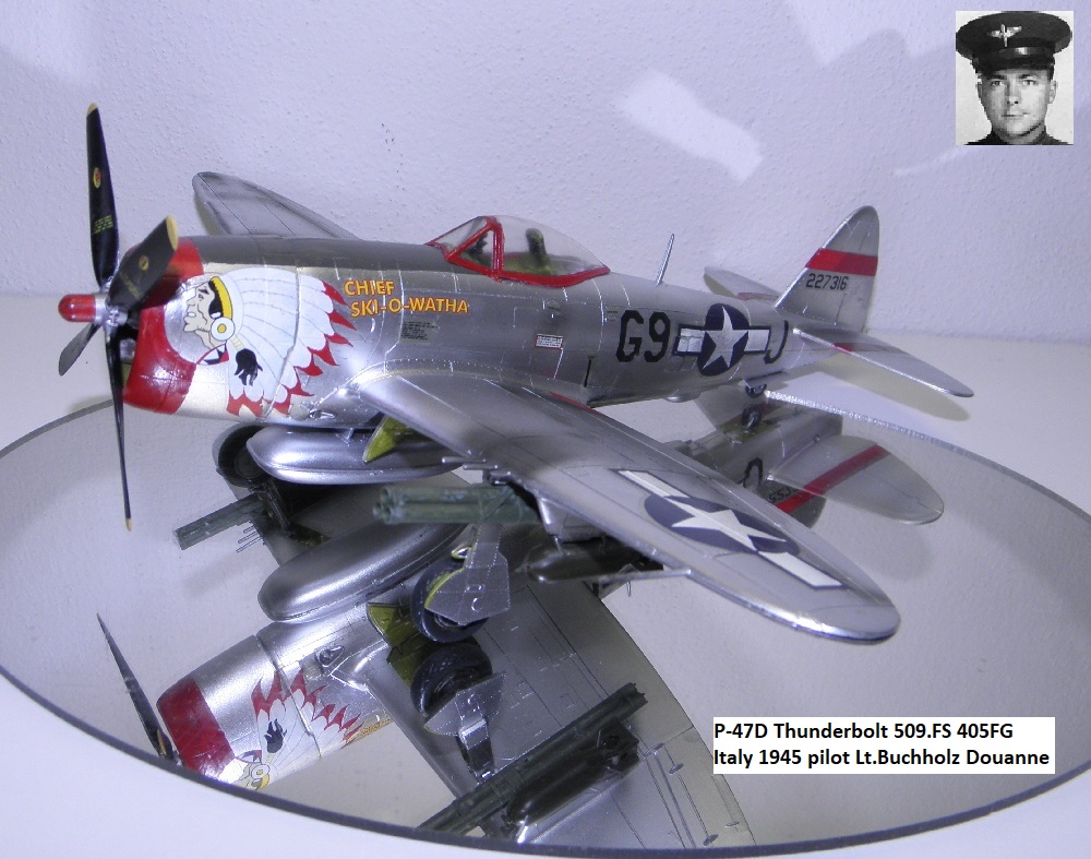 P-47D Thunderbolt 509.FS 405FG Italy 1945 pilot Lt.Buchholz Douanne