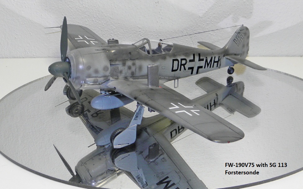 FW 190V75 with SG 113 Forstersonde