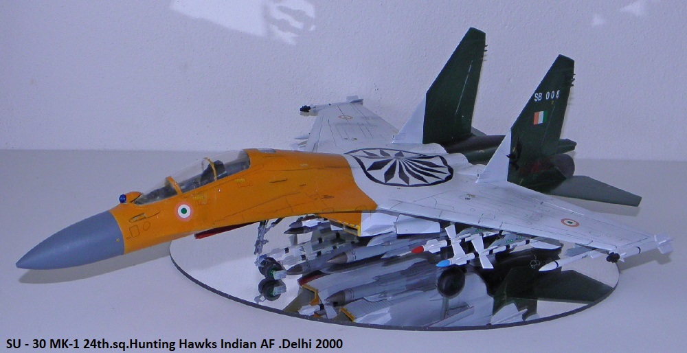 SU-30 MK-1 24th.sq.Hunting Hawks Indian AF .Delhi 2000