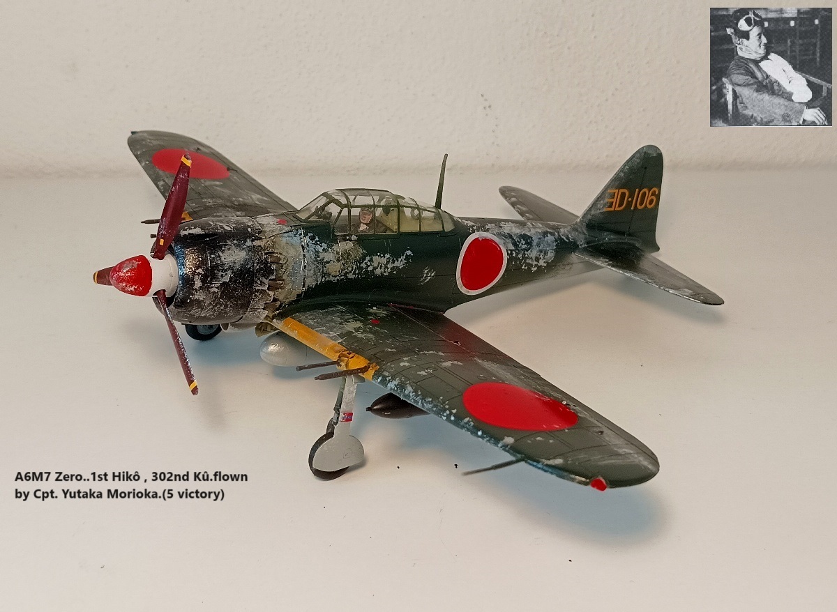 A6M7 Zero..1st Hikô , 302nd Kû.flown by Cpt. Yutaka Morioka.(5 victory)