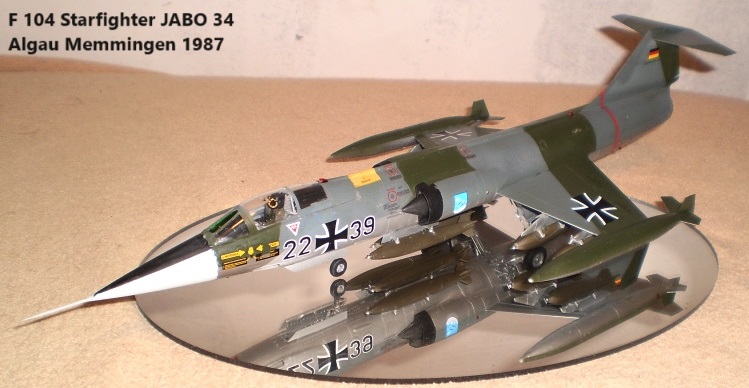 F 104 Starfighter JABO 34 Algau Memmingen 1987