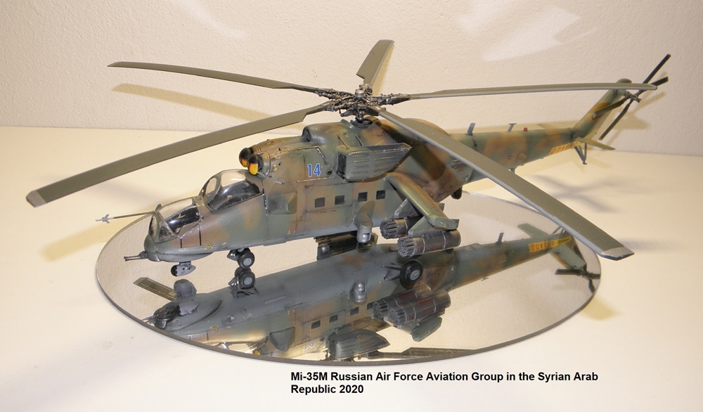 Mi-35M Russian Air Force Aviation Group in the Syrian Arab Republic 2020