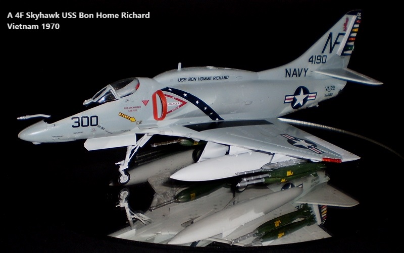 A-4F Skyhawk USS Bon Home Richard Vietnam 1970