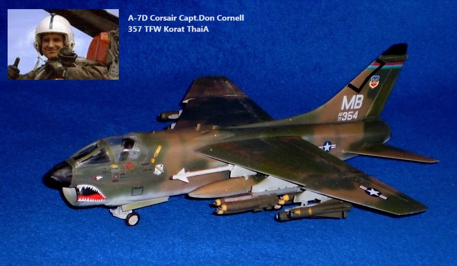 A-7D Corsair Capt.Don Cornell 357 TFW Korat ThaiA
