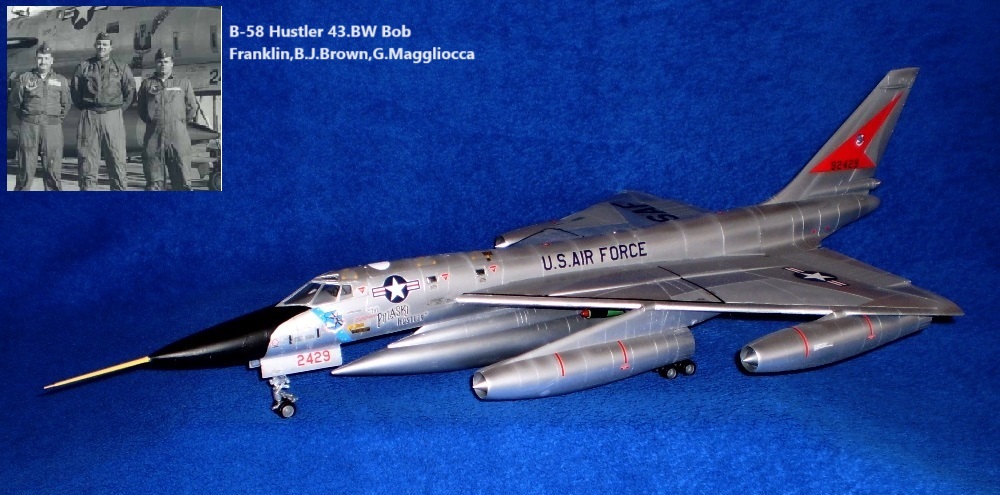 B-58 Hustler 43.BW Bob Franklin,B.J.Brown,G.Maggliocca