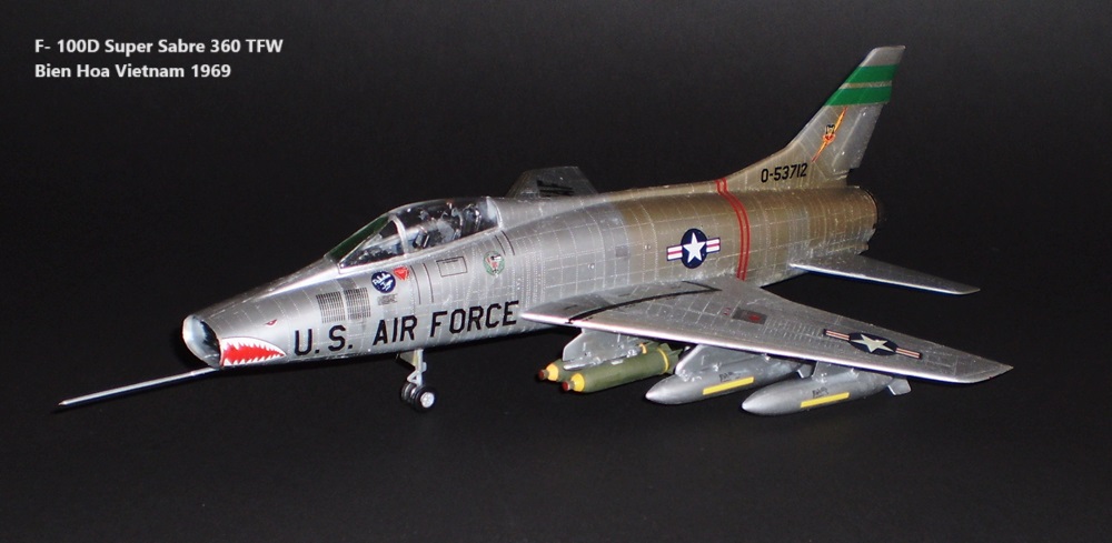 F- 100D Super Sabre 360 TFW Bien Hoa Vietnam 1969