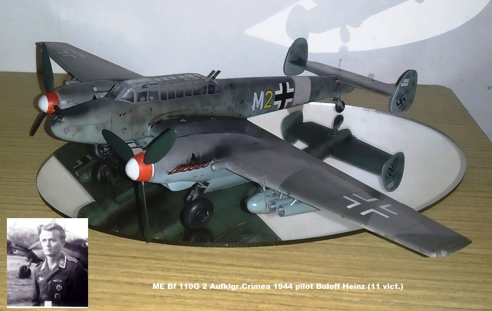 ME Bf 110G 2 Aufklgr.Crimea 1944 pilot Buloff Heinz (11 vict.)