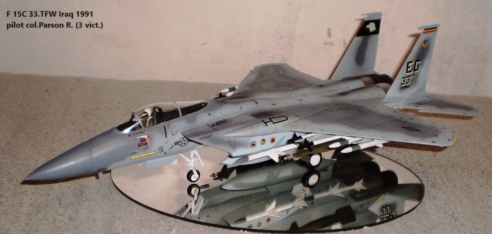 F-15C 33.TFW Iraq 1991 pilot col.Parson R. (3 vict.)