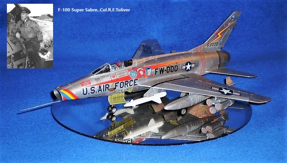 F-100 Super Sabre..Col.R.F.Toliver