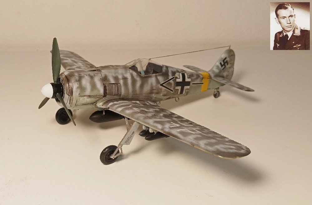 FW-190F-8 Lt.Herman Buchner.Staffelkapitan 4.Schl.G2 Rumania 1944 (56 vict.)