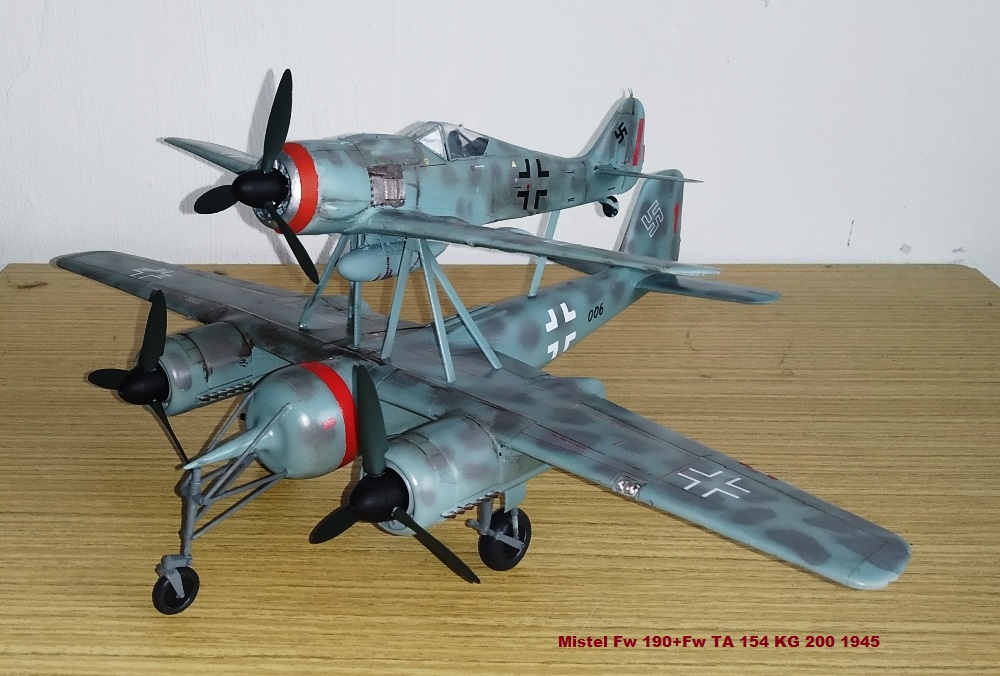 Mistel Fw 190+Fw TA 154 KG 200 1945