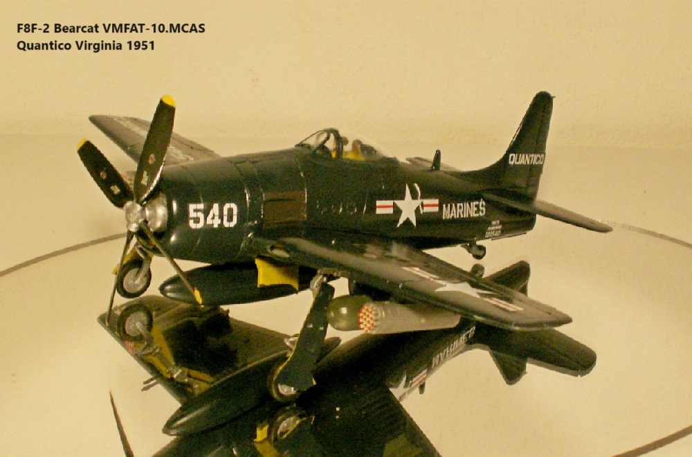 F8F-2 Bearcat VMFAT-10.MCAS Quantico Virginia 1951