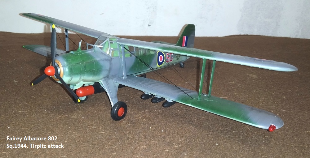 Fairey Albacore 802  Sq.1944. Tirpitz attack