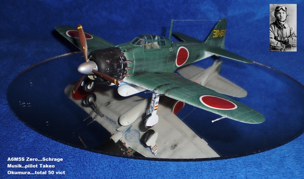 A6M5S Zero...Schrage Musik..piilot Takeo Okumura...total 50 vict