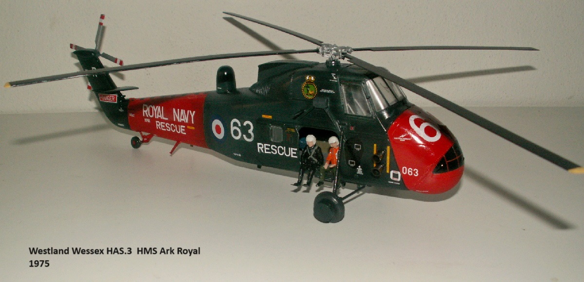 Westland Wessex HAS.3  HMS Ark Royal 1975