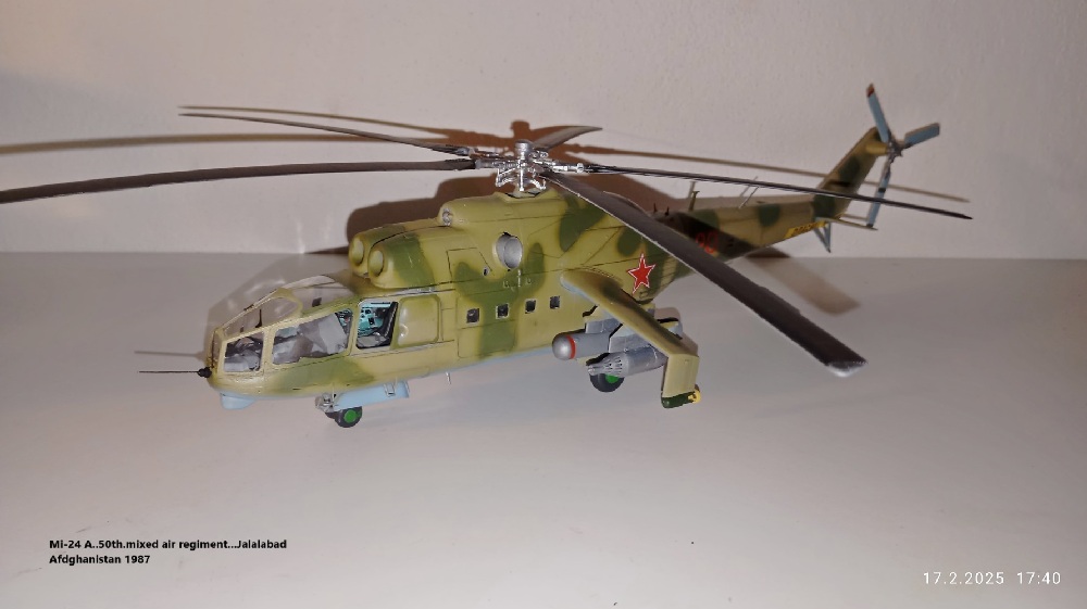 Mi-24 A..50th.mixed air regiment...Jalalabad Afdghanistan 1987