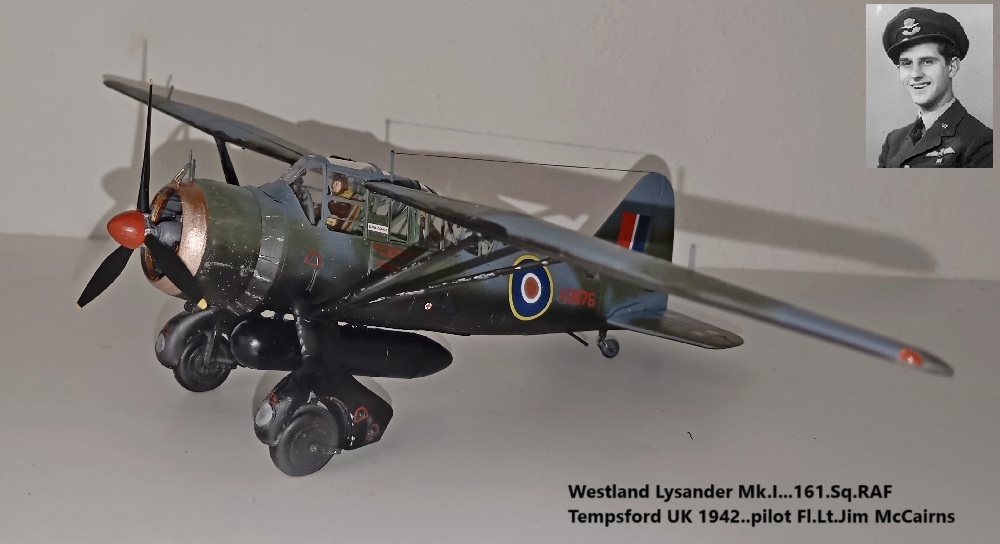 Westland Lysander Mk.I...161.Sq.RAF Tempsford UK 1942..pilot Fl.Lt.Jim McCairns