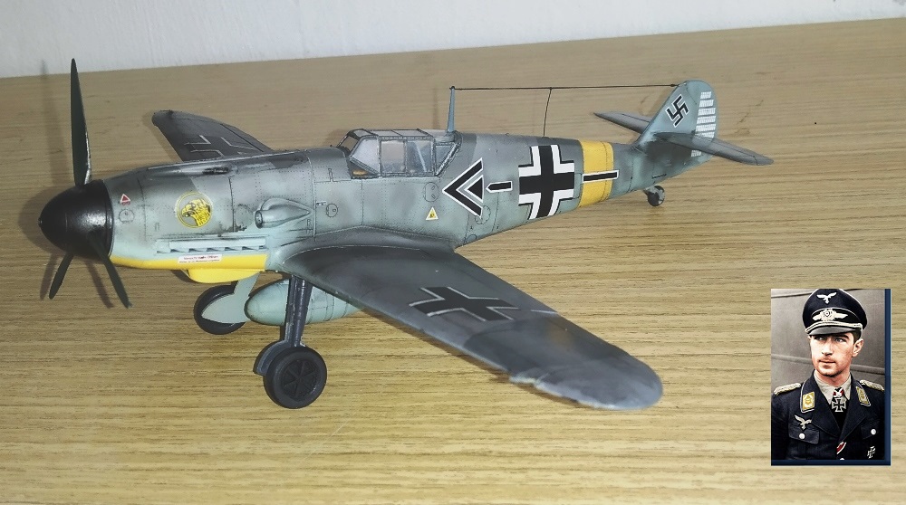 ME Bf 109F pilot Werner Molders (tota 115 vict.)l  - kopie