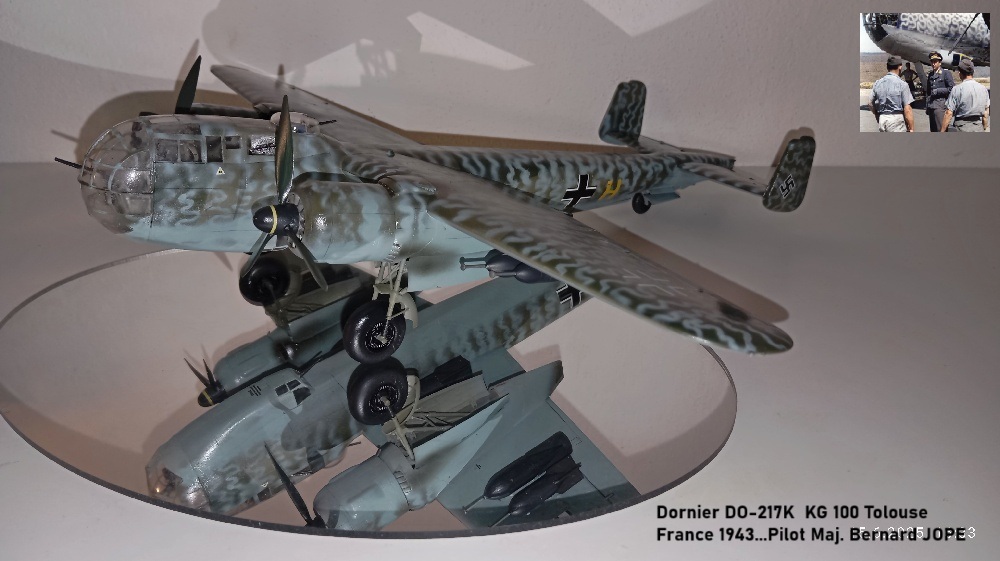 Dornier DO-217K  KG 100 Tolouse France 1943...Pilot Maj. Bernard JOPE