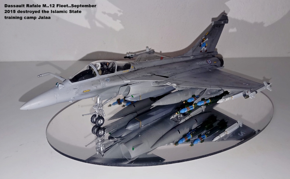 Dassault Rafale M..12 Fleet..September 2015 destroyed the Islamic State training camp Jalaa