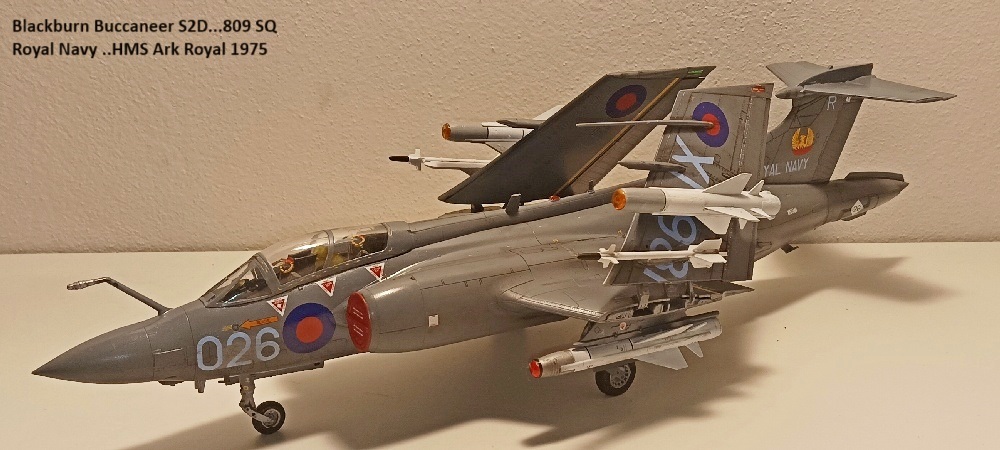 Blackburn Buccaneer S2D...809 SQ Royal Navy ..HMS Ark Royal 1975