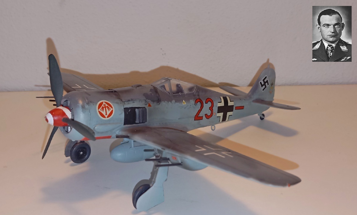 FW 190 A-8 JG 26 April 1944...Pilot Oskar-Heinz (Heinrich) Pritzl Bär..total 222 vict. (2)