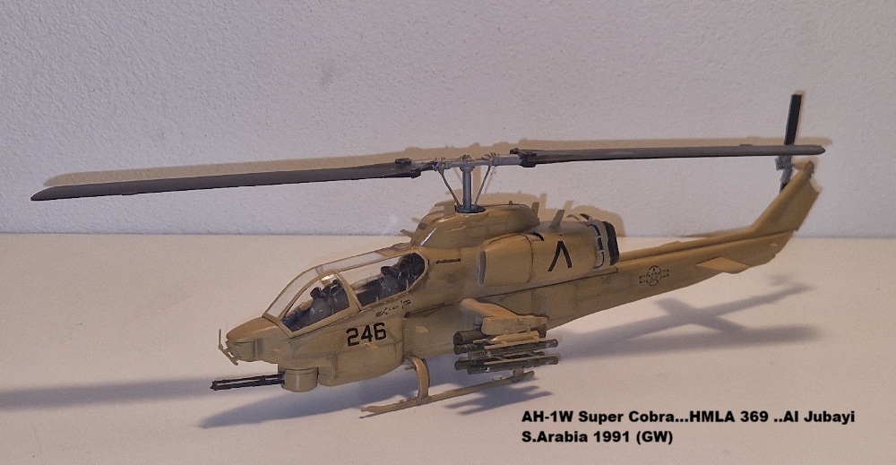 AH-1W Super Cobra...HMLA 369 ..Al Jubayi  S.Arabia 1991 (GW)