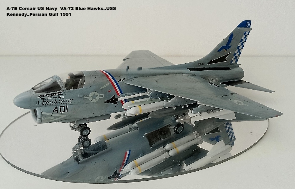 A-7E Corsair US Navy  VA-72 Blue Hawks..USS Kennedy..Persian Gulf 1991