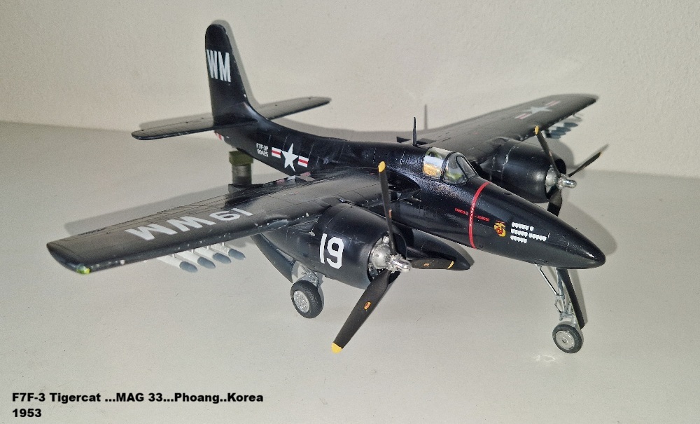 F7F-3 Tigercat ...MAG 33...Phoang..Korea 1953