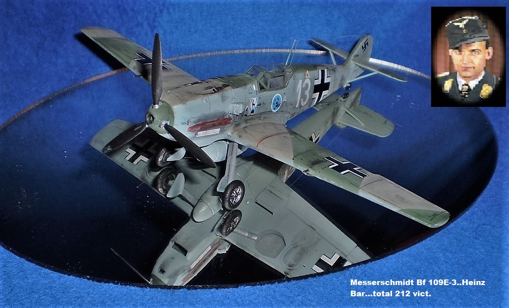 Me Bf 109E-3..Heinz Bar...total 212 vict.