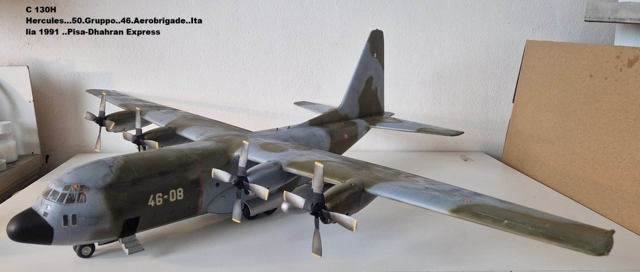 C 130H  Hercules...50.Gruppo..46.Aerobrigade..Italia 1991 ..Pisa-Dhahran Express (2)